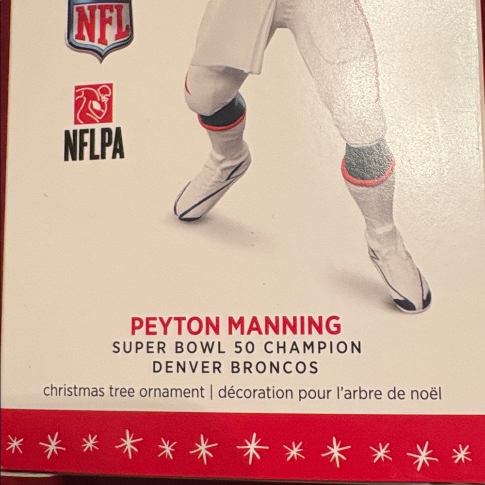 NIB Peyton Manning Denver Broncos Super Bowl 50 Commemorative Ornament 2016 - Picture 2 of 15